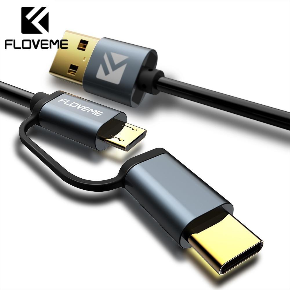 Floveme C Tipo Micro Usb Kabelis In Qc Greito Kroviklio