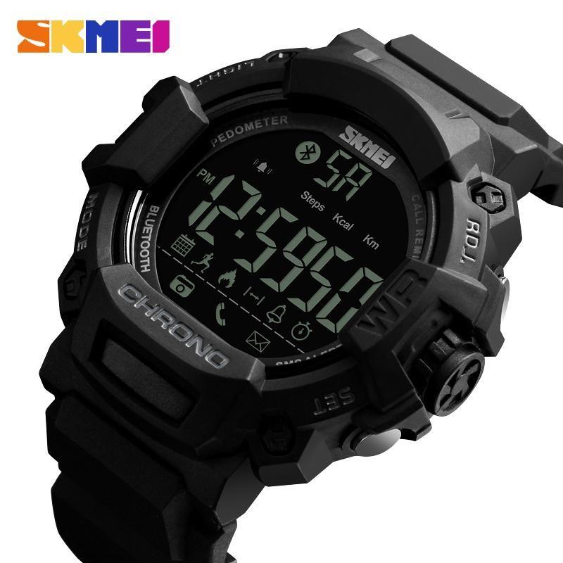 SKMEI 1249 „Smartwatch“ vandeniui atsparus „Smart Watch“ kalorijų skambučio  priminimas „Bluetooth“ rankiniai laikrodžiai „Reloj inteligent“, skirtas  „Android IOS“